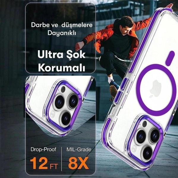 Joko iPhone 15 Pro Max Bella Magsafe Kapak - Turuncu - Image 1