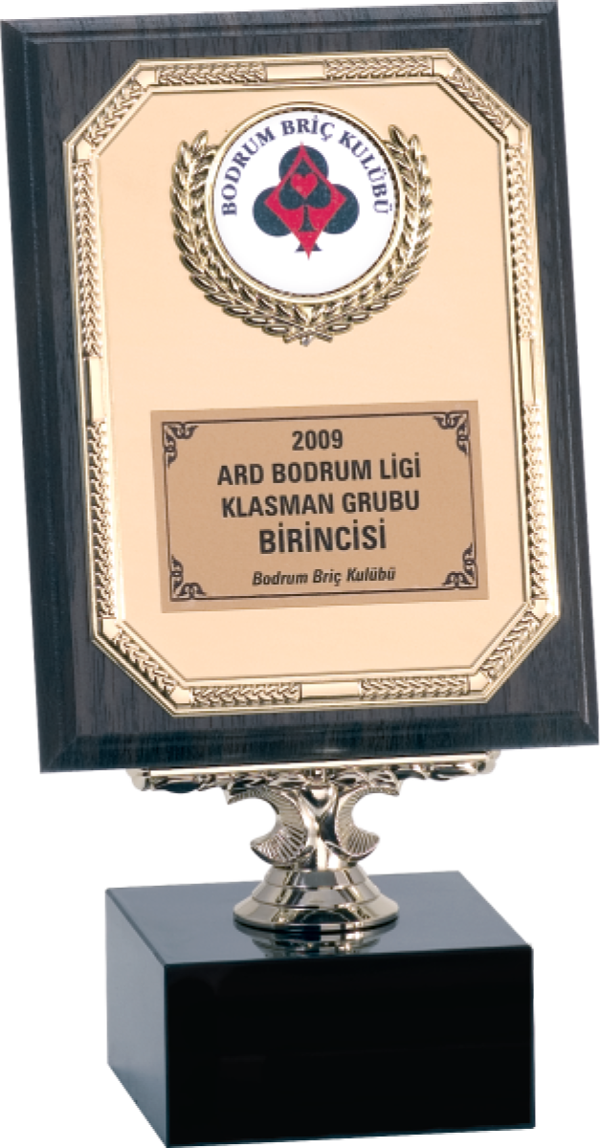 ODAK KUPA - Ahşap Plaketler - PL-042 B - 15x20 cm - Image 1