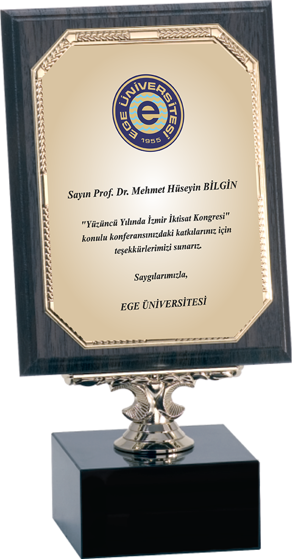 ODAK KUPA - Ahşap Plaketler - PL-042-M B - 15x20 cm - Image 1
