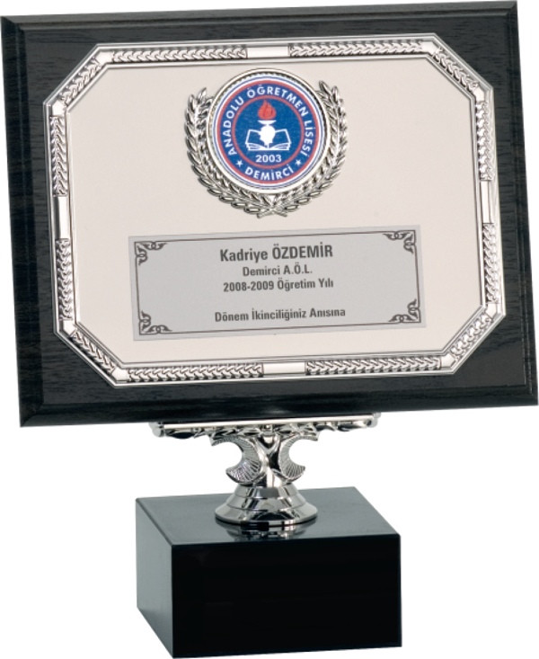 ODAK KUPA - Ahşap Plaketler - PL-048 A - 18x24 cm - Image 1