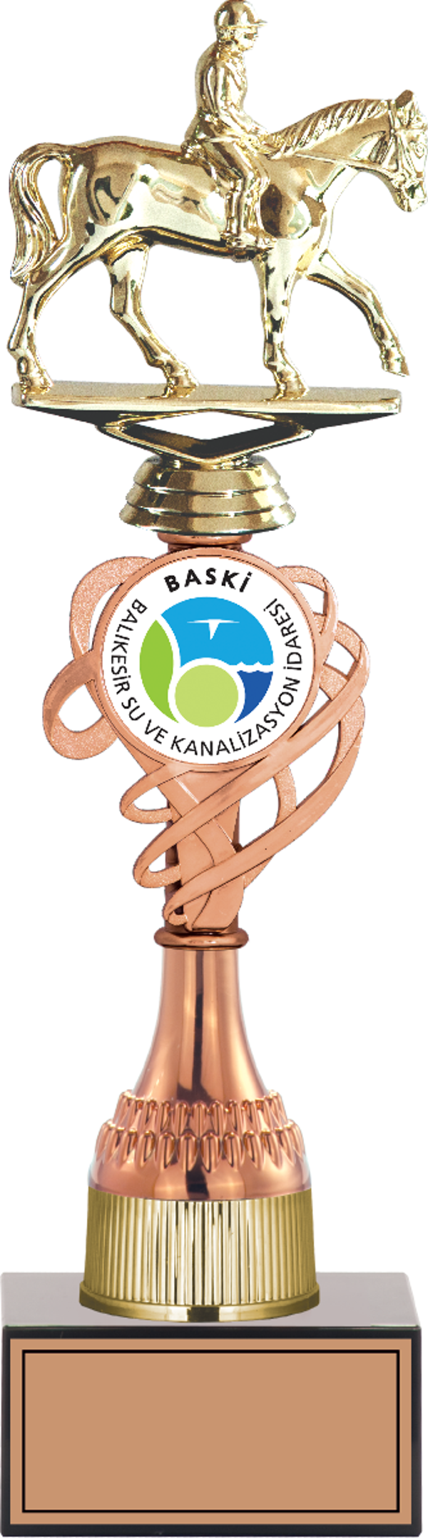 ODAK KUPA - Figürlü Kupalar - At / Binici Figürlü Kupalar FG-036 C - 36 cm - Image 1