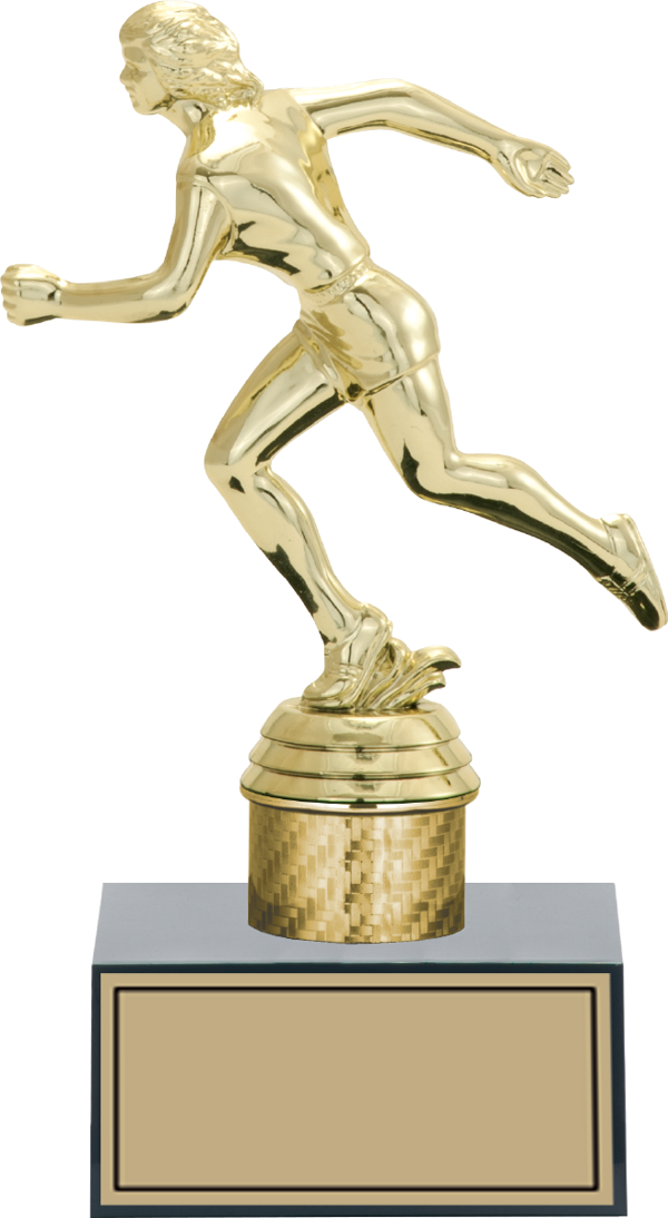 ODAK KUPA - Figürlü Kupalar - Atletizm Kadın Figürlü Kupalar FG-001 B - 21 cm - Image 1