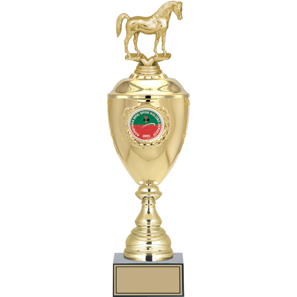 ODAK KUPA - Figürlü Kupalar - At Figürlü Kupalar FG-079 C - 44 cm - Image 1