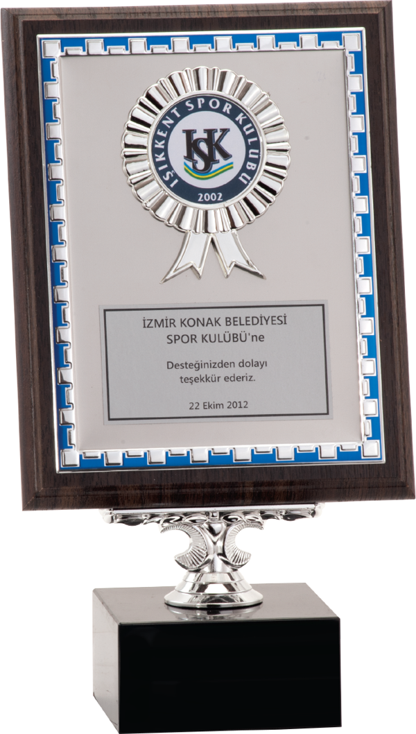 ODAK KUPA - Ahşap Plaketler - PL-050 A - 18x24 cm - Image 1
