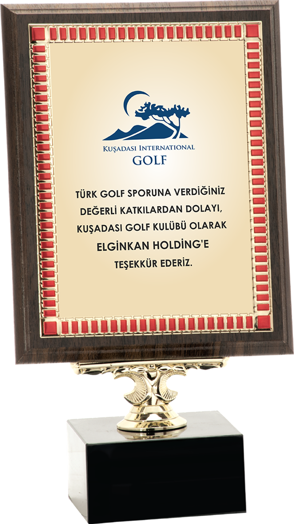 ODAK KUPA - Ahşap Plaketler - PL-054-M A - 18x24 cm - Image 1