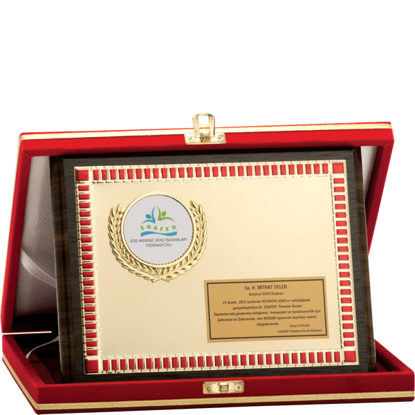 ODAK KUPA - Ahşap Plaketler - PL-055 A - 18x24 cm - Image 1
