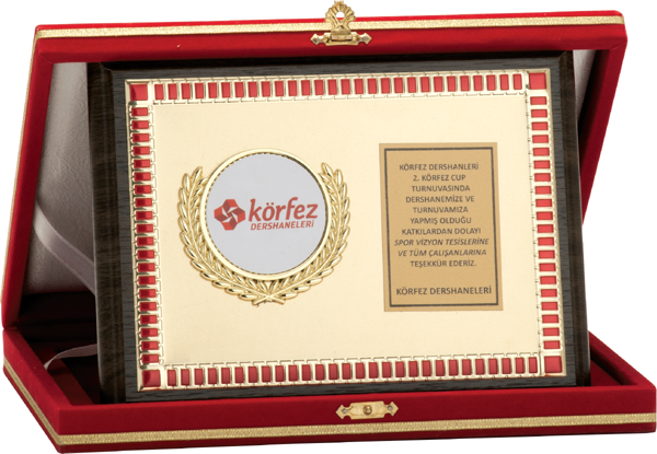 ODAK KUPA - Ahşap Plaketler - PL-055 B - 15x20 cm - Image 1