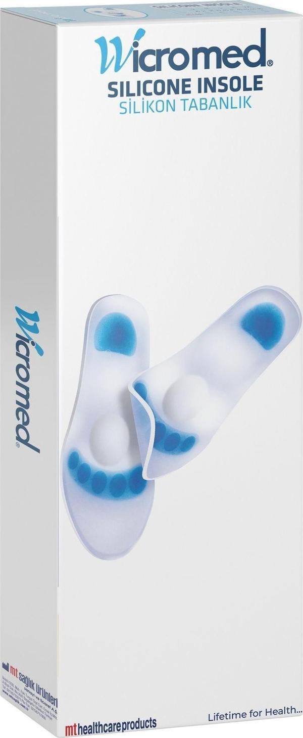 wicromed Ortopedik Anatomik Silikon Ayakkabı Tabanlığı Topuk Dikeni Tabanlık - Image 1