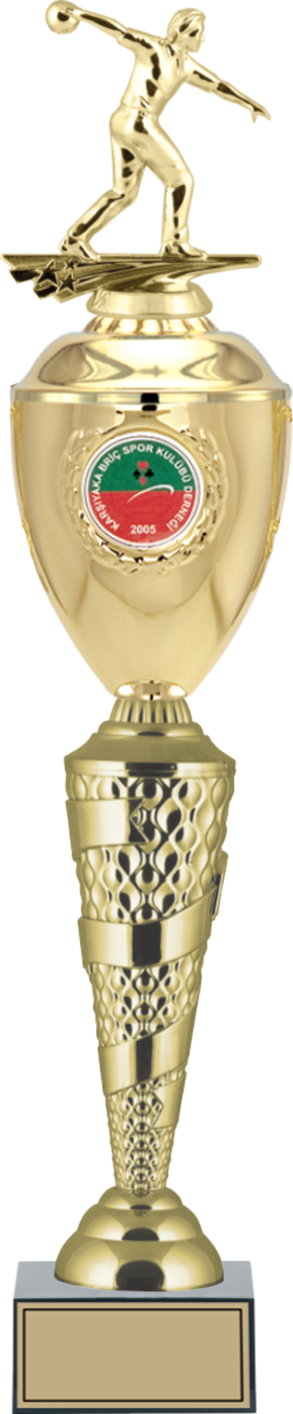 ODAK KUPA - Figürlü Kupalar - Bowling Erkek Figürlü Kupalar FG-081 A - 61 cm - Image 1