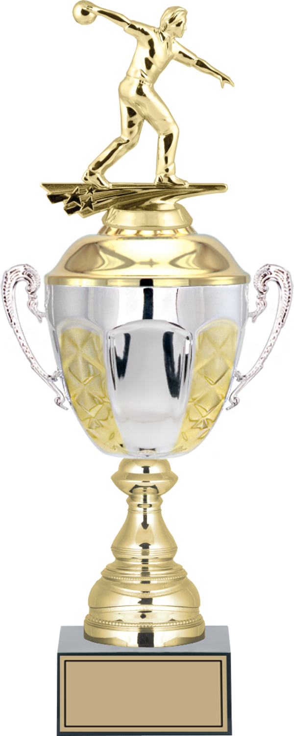 ODAK KUPA - Figürlü Kupalar - Bowling Erkek Figürlü Kupalar FG-087 C - 44 cm - Image 1
