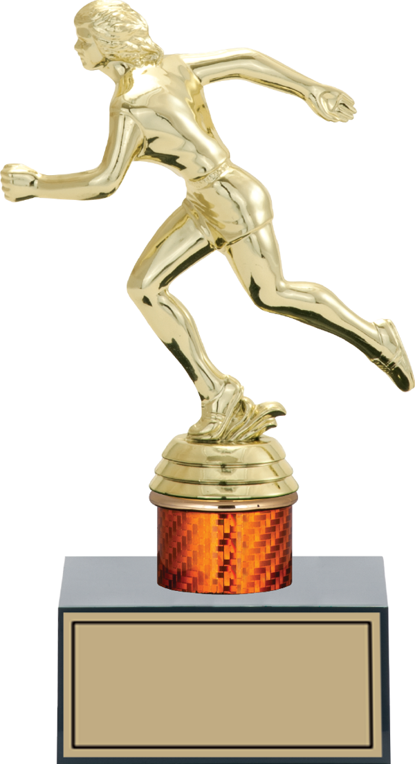 ODAK KUPA - Figürlü Kupalar - Atletizm Kadın Figürlü Kupalar FG-003 C - 21 cm - Image 1