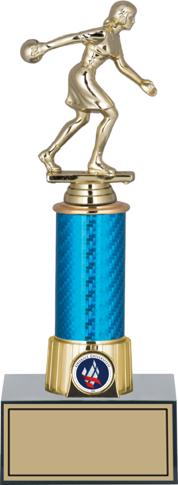 ODAK KUPA - Figürlü Kupalar - Bowling Kadın Figürlü Kupalar FG-005 B - 28 cm - Image 1