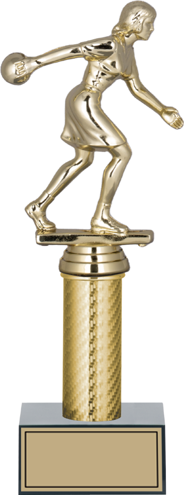 ODAK KUPA - Figürlü Kupalar - Bowling Kadın Figürlü Kupalar FG-007 B - 27 cm - Image 1