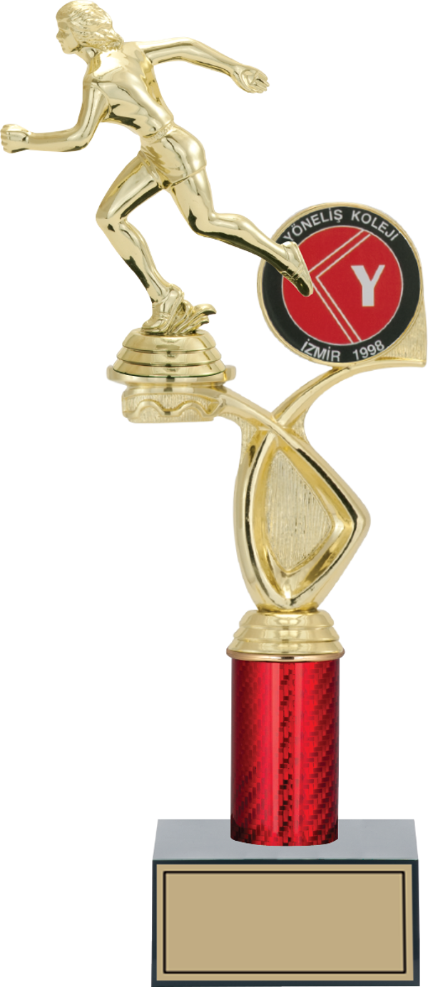 ODAK KUPA - Figürlü Kupalar - Atletizm Kadın Figürlü Kupalar FG-016 C - 35 cm - Image 1
