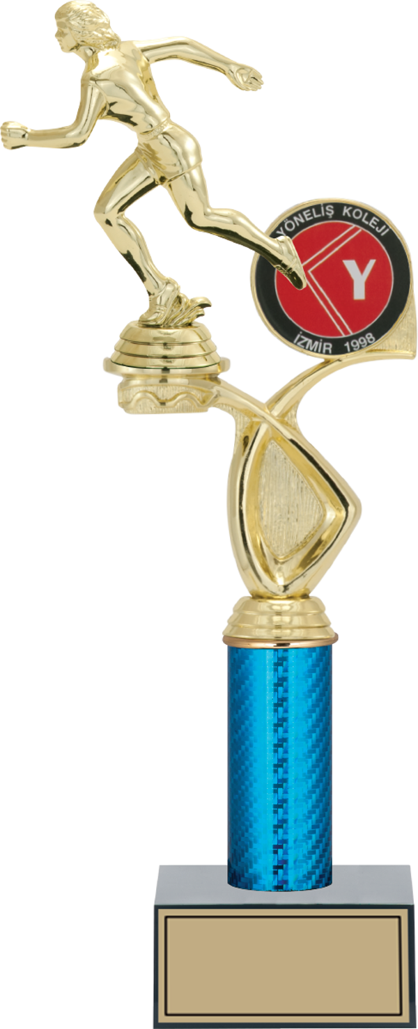 ODAK KUPA - Figürlü Kupalar - Atletizm Kadın Figürlü Kupalar FG-017 B - 38 cm - Image 1