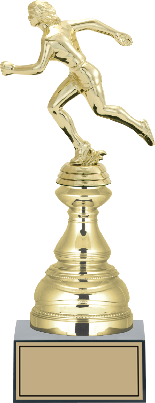 ODAK KUPA - Figürlü Kupalar - Atletizm Kadın Figürlü Kupalar FG-023 B - 31 cm - Image 1