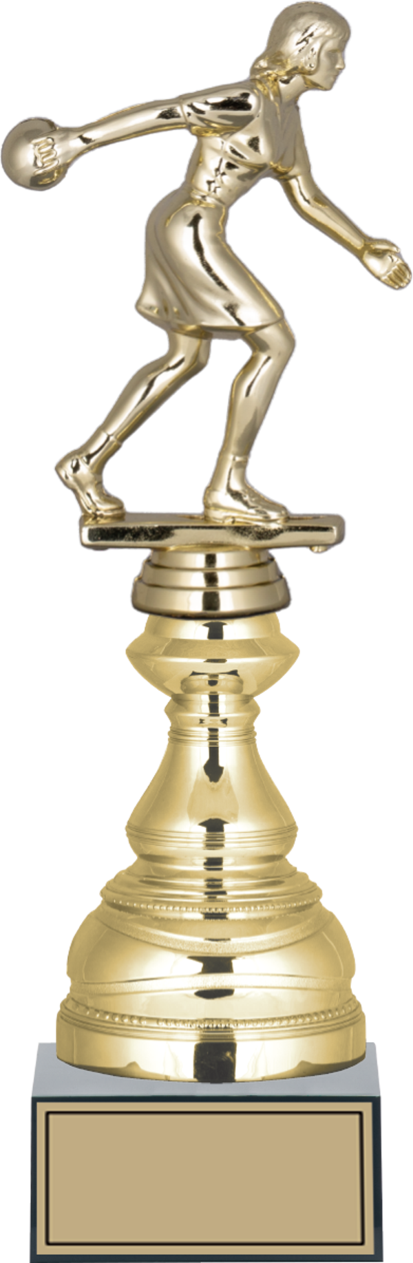 ODAK KUPA - Figürlü Kupalar - Bowling Kadın Figürlü Kupalar FG-024 A - 31 cm - Image 1