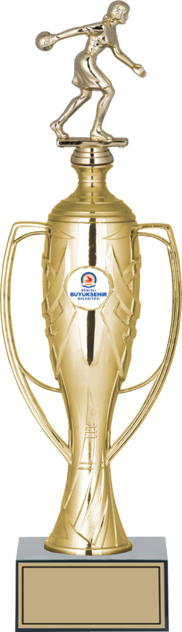 ODAK KUPA - Figürlü Kupalar - Bowling Kadın Figürlü Kupalar FG-026 B - 40 cm - Image 1