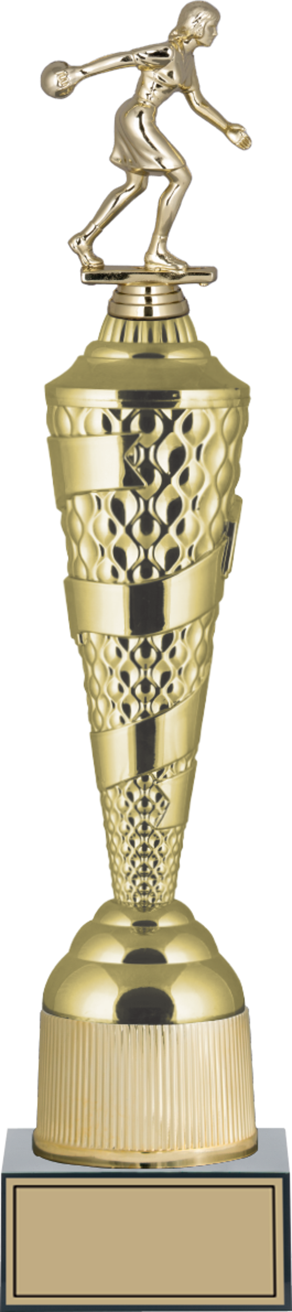 ODAK KUPA - Figürlü Kupalar - Bowling Kadın Figürlü Kupalar FG-027 A - 47 cm - Image 1