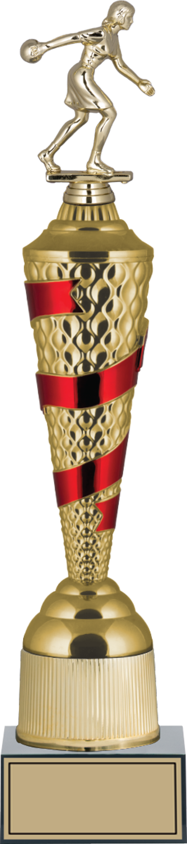 ODAK KUPA - Figürlü Kupalar - Bowling Kadın Figürlü Kupalar FG-028 A - 47 cm - Image 1