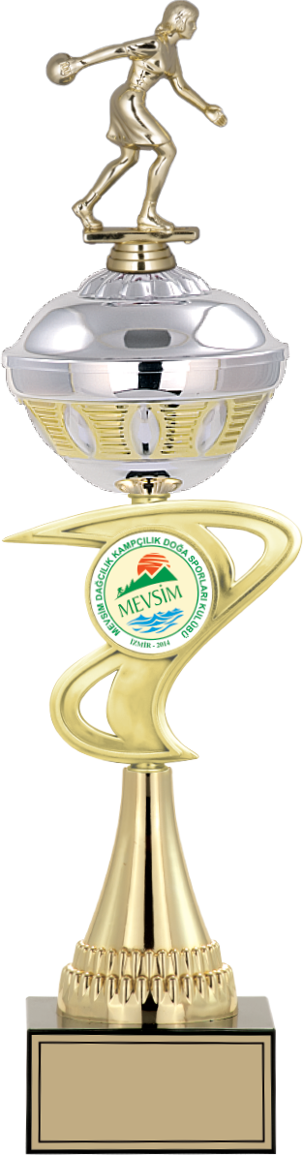 ODAK KUPA - Figürlü Kupalar - Bowling Kadın Figürlü Kupalar FG-065 A - 48 cm - Image 1