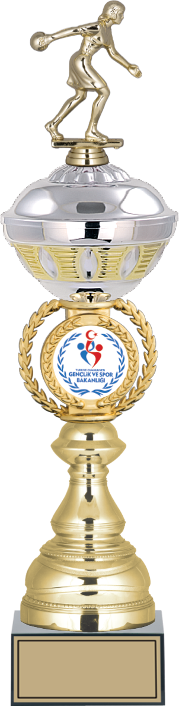 ODAK KUPA - Figürlü Kupalar - Bowling Kadın Figürlü Kupalar FG-066 A - 49 cm - Image 1