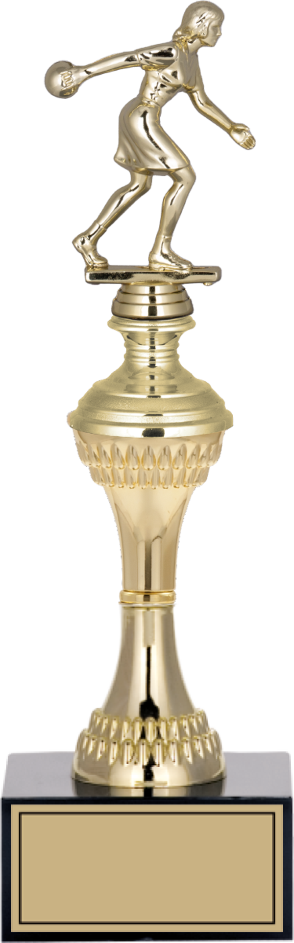 ODAK KUPA - Figürlü Kupalar - Bowling Kadın Figürlü Kupalar FG-029 C - 32 cm - Image 1