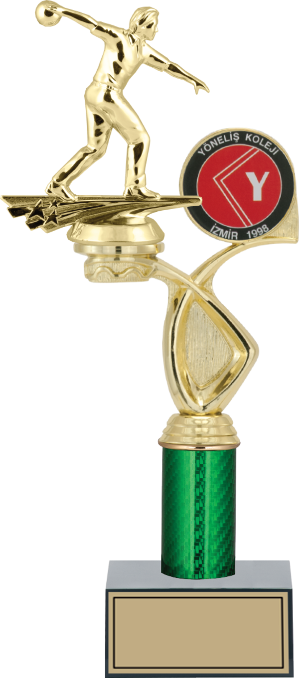 ODAK KUPA - Figürlü Kupalar - Bowling Erkek Figürlü Kupalar FG-018 C - 35 cm - Image 1