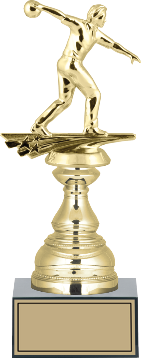 ODAK KUPA - Figürlü Kupalar - Bowling Erkek Figürlü Kupalar FG-023 C - 29 cm - Image 1