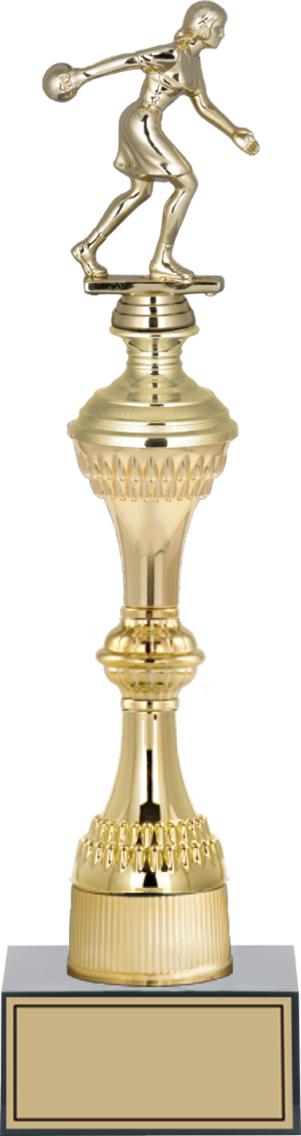 ODAK KUPA - Figürlü Kupalar - Bowling Kadın Figürlü Kupalar FG-031 C - 39 cm - Image 1