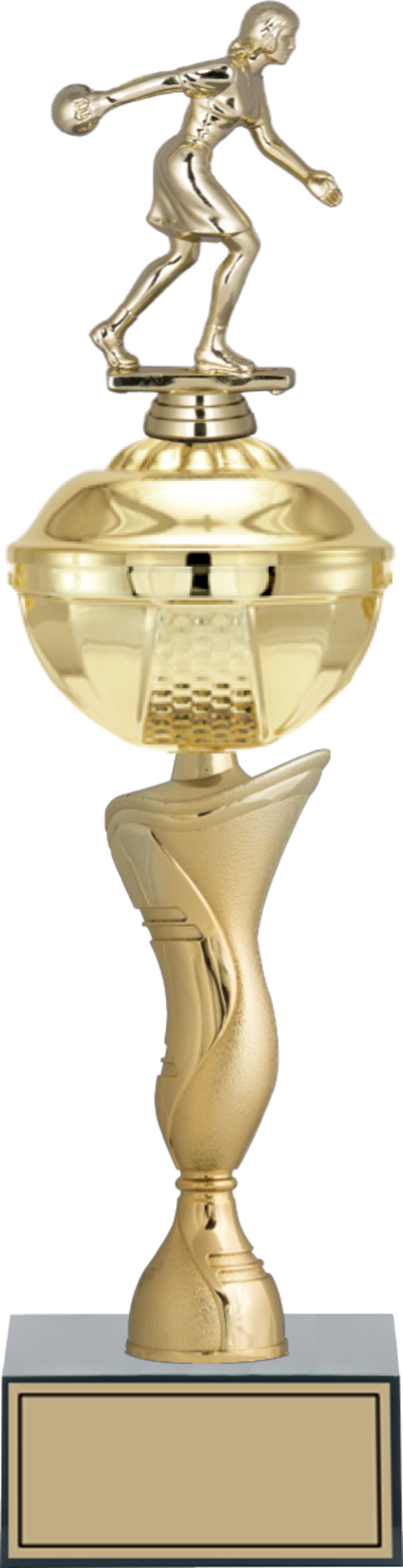 ODAK KUPA - Figürlü Kupalar - Bowling Kadın Figürlü Kupalar FG-069 B - 46 cm - Image 1