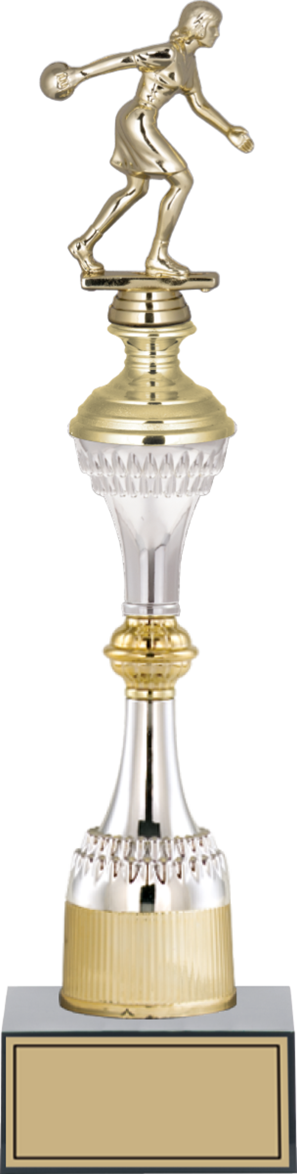 ODAK KUPA - Figürlü Kupalar - Bowling Kadın Figürlü Kupalar FG-032 B - 42 cm - Image 1