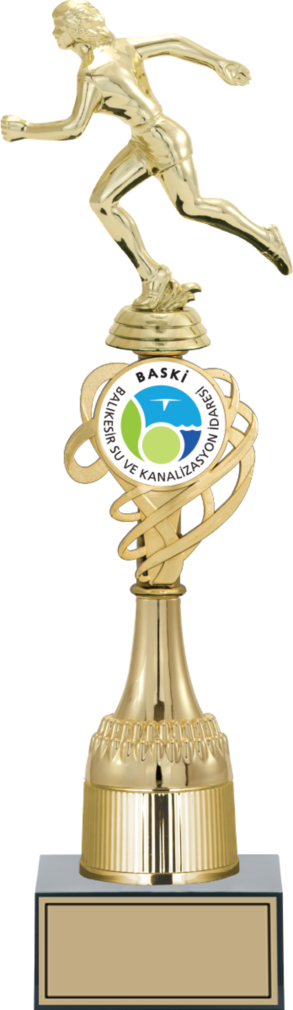 ODAK KUPA - Figürlü Kupalar - Atletizm Kadın Figürlü Kupalar FG-033 B - 41 cm - Image 1