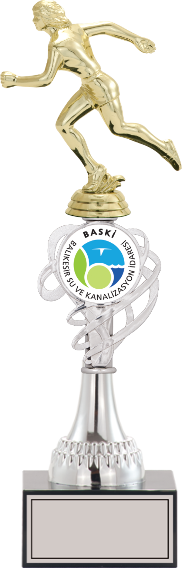 ODAK KUPA - Figürlü Kupalar - Atletizm Kadın Figürlü Kupalar FG-034 B - 37 cm - Image 1