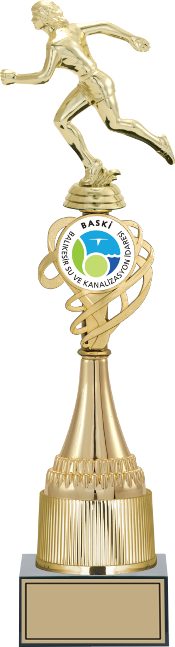 ODAK KUPA - Figürlü Kupalar - Atletizm Kadın Figürlü Kupalar FG-036 A - 44 cm - Image 1
