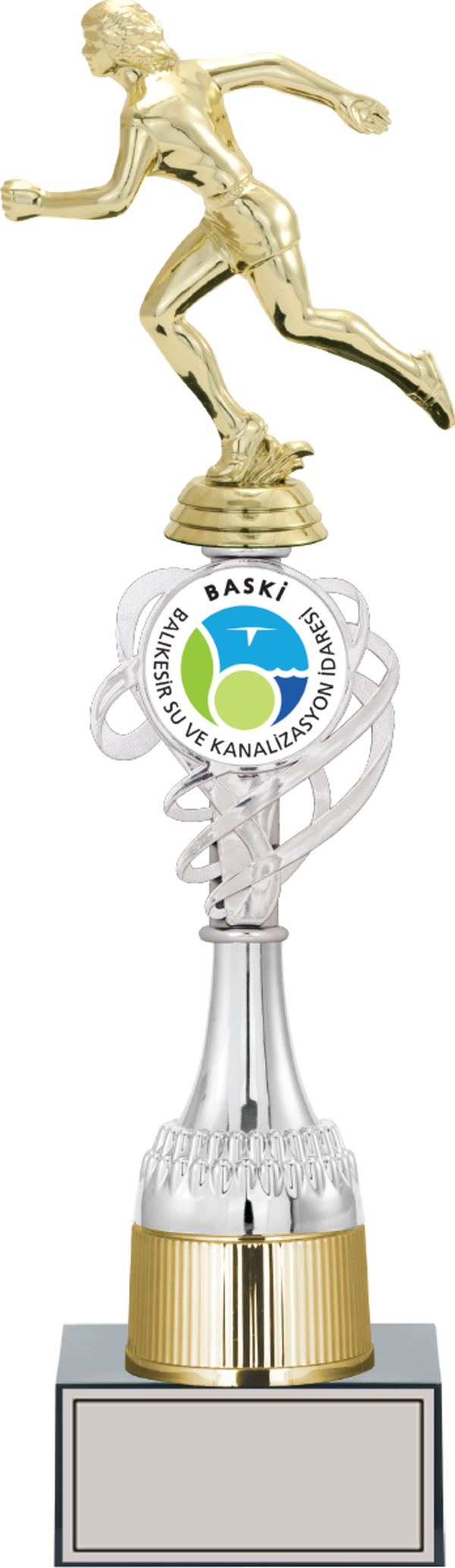 ODAK KUPA - Figürlü Kupalar - Atletizm Kadın Figürlü Kupalar FG-036 B - 41 cm - Image 1