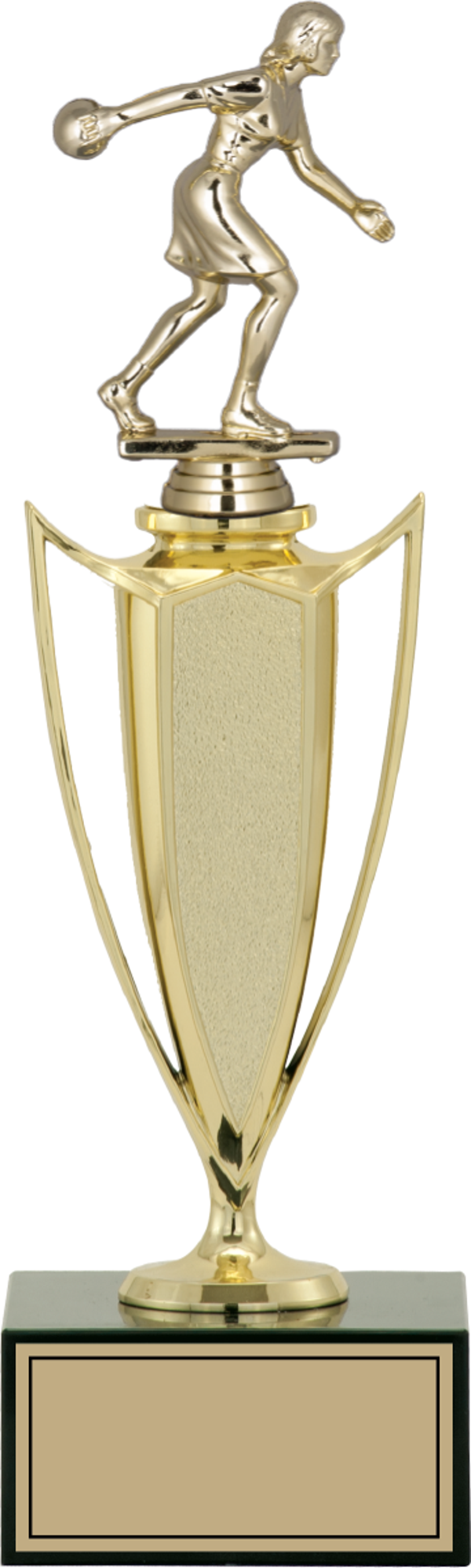 ODAK KUPA - Figürlü Kupalar - Bowling Kadın Figürlü Kupalar FG-039 A - 34 cm - Image 1