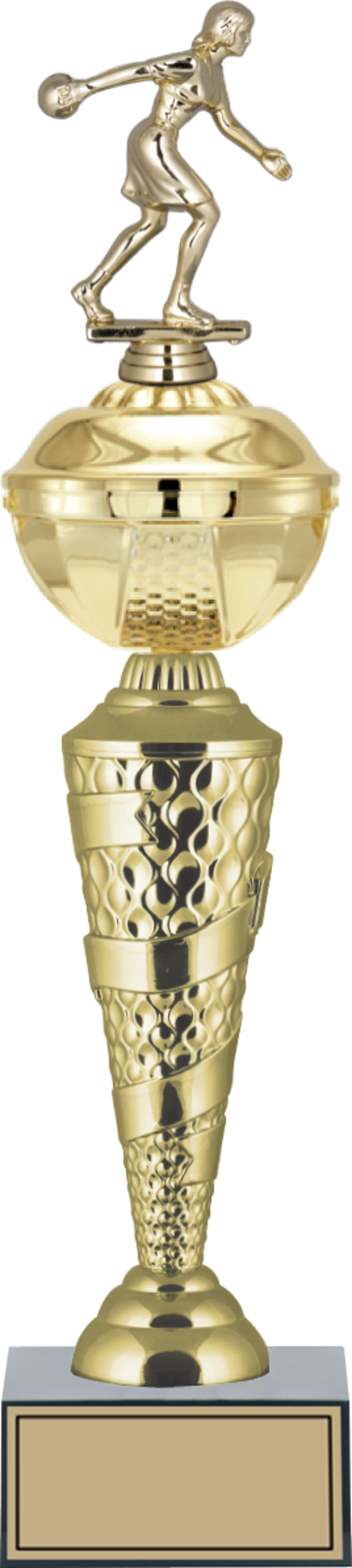 ODAK KUPA - Figürlü Kupalar - Bowling Kadın Figürlü Kupalar FG-075 B - 48 cm - Image 1