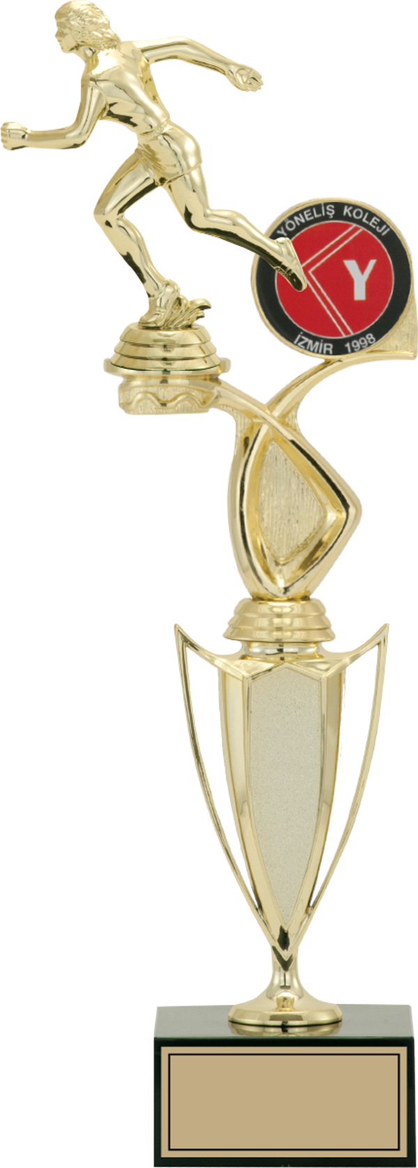 ODAK KUPA - Figürlü Kupalar - Atletizm Kadın Figürlü Kupalar FG-043 B - 43 cm - Image 1