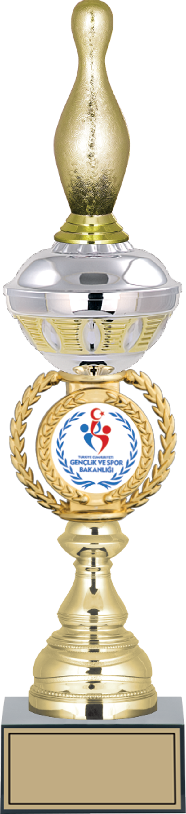 ODAK KUPA - Figürlü Kupalar - Bowling / Pin Figürlü Kupalar FG-066 C - 45 cm - Image 1