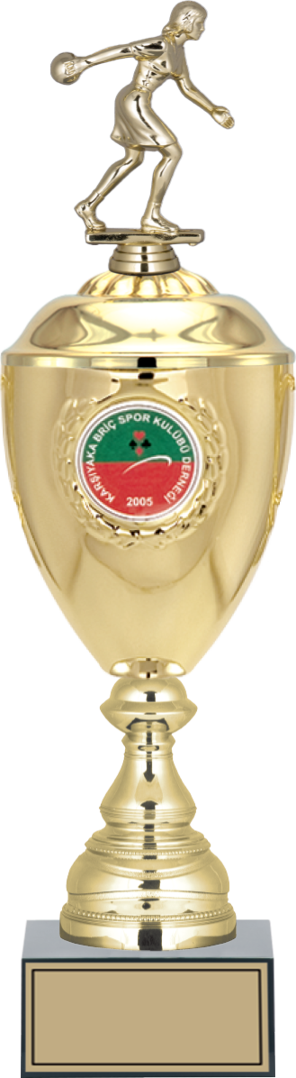ODAK KUPA - Figürlü Kupalar - Bowling Kadın Figürlü Kupalar FG-079 C - 46 cm - Image 1
