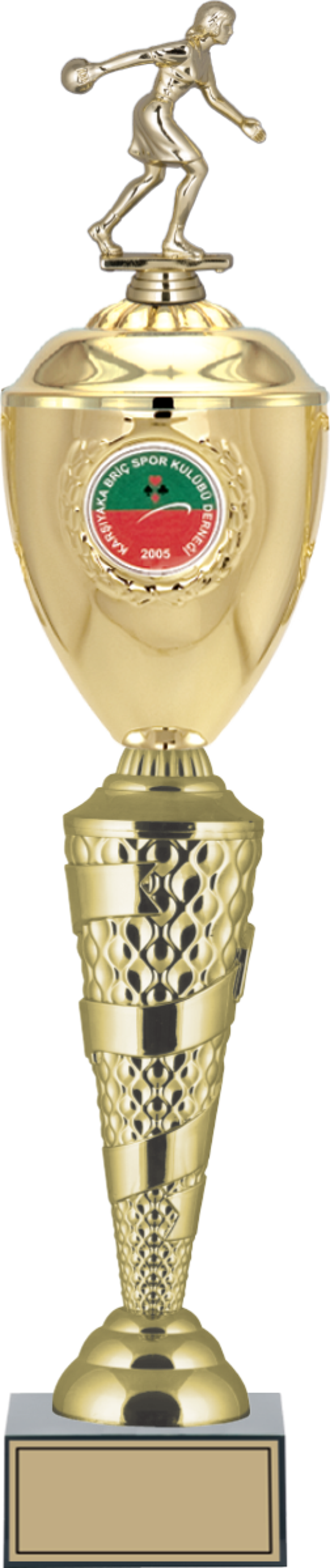 ODAK KUPA - Figürlü Kupalar - Bowling Kadın Figürlü Kupalar FG-081 A - 60 cm - Image 1