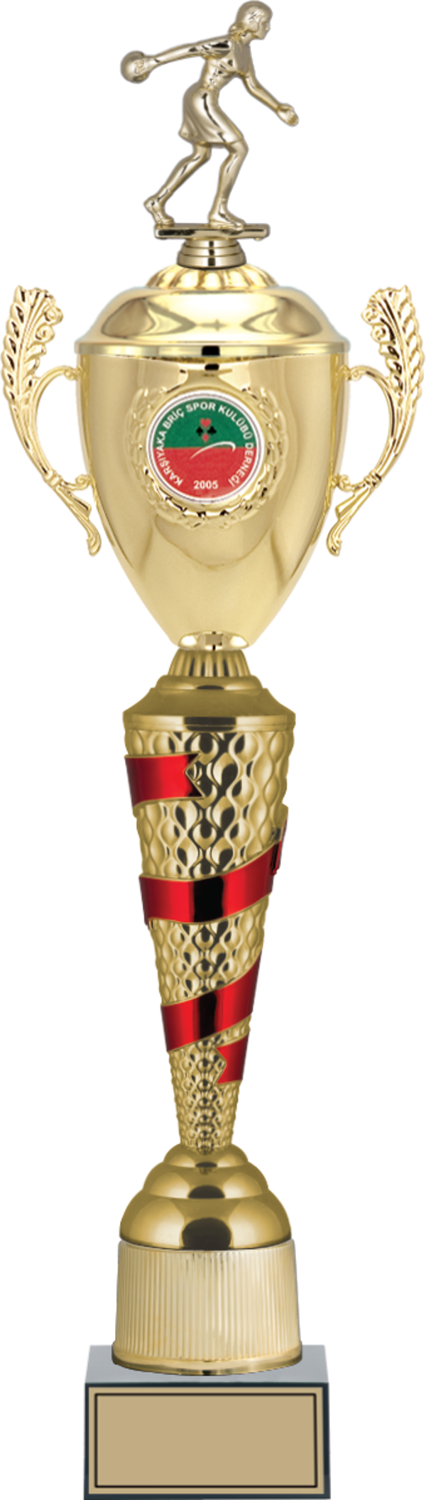 ODAK KUPA - Figürlü Kupalar - Bowling Kadın Figürlü Kupalar FG-084 A - 65 cm - Image 1