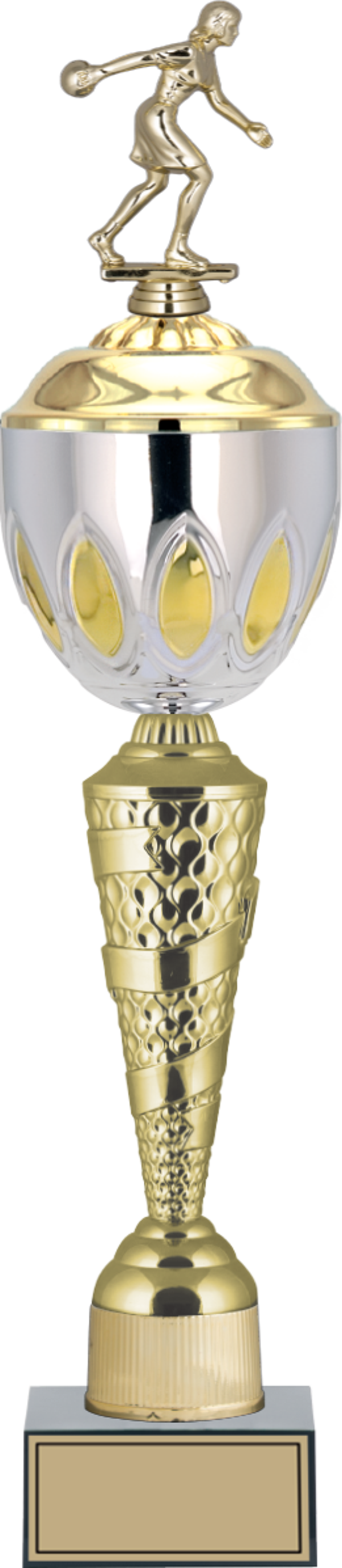 ODAK KUPA - Figürlü Kupalar - Bowling Kadın Figürlü Kupalar FG-085 B - 59 cm - Image 1