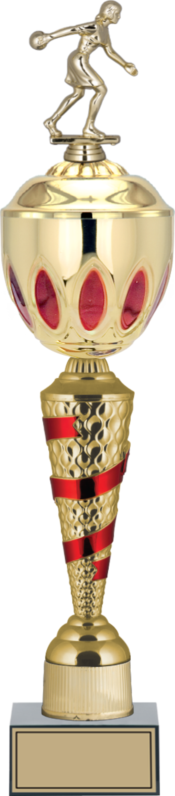 ODAK KUPA - Figürlü Kupalar - Bowling Kadın Figürlü Kupalar FG-086 B - 59 cm - Image 1
