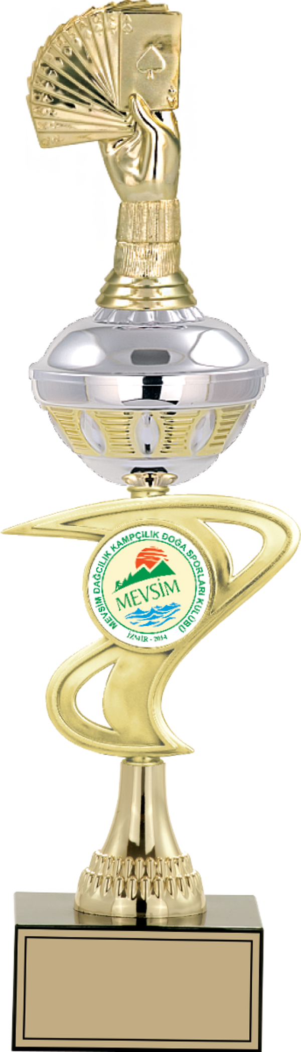 ODAK KUPA - Figürlü Kupalar - Briç Figürlü Kupalar FG-065 C - 43 cm - Image 1