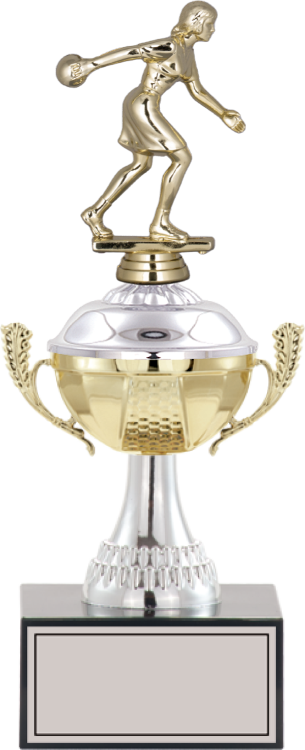 ODAK KUPA - Figürlü Kupalar - Bowling Kadın Figürlü Kupalar FG-046 C - 30 cm - Image 1