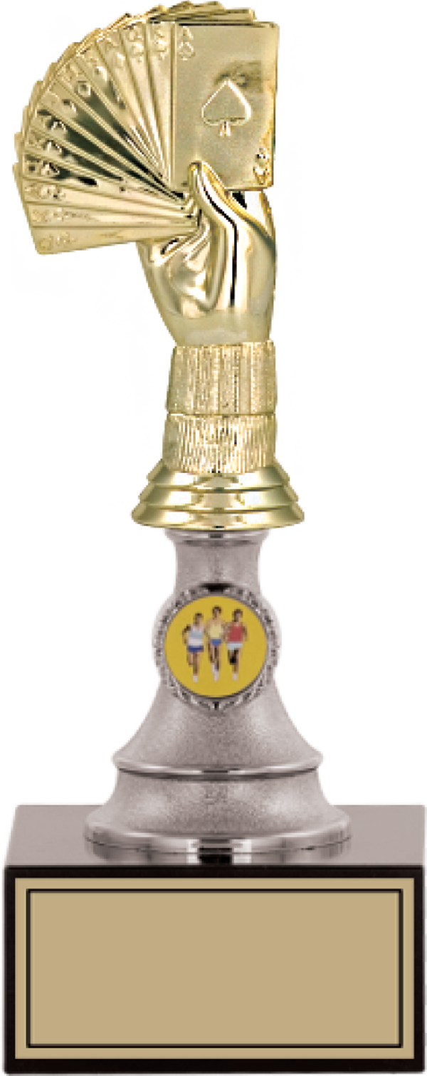 ODAK KUPA - Figürlü Kupalar - Briç Figürlü Kupalar FG-010 C - 25 cm - Image 1