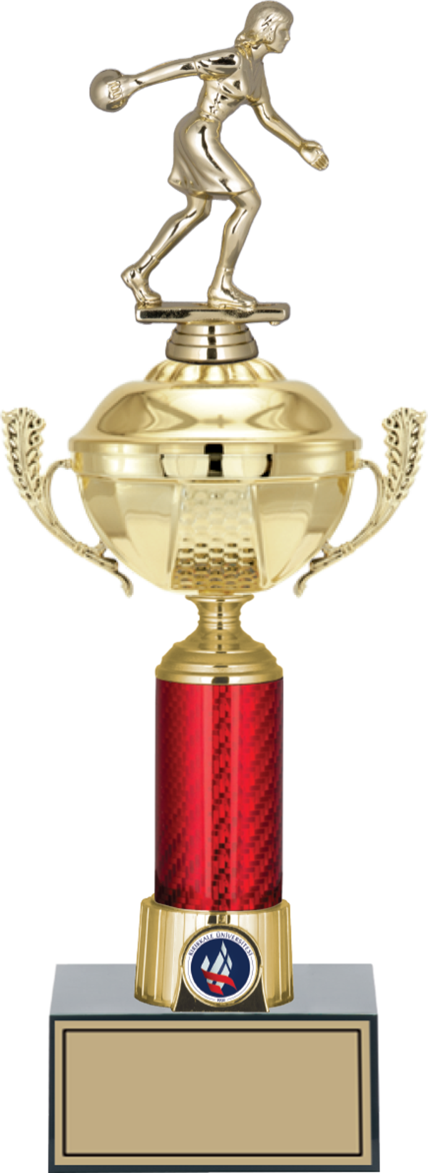 ODAK KUPA - Figürlü Kupalar - Bowling Kadın Figürlü Kupalar FG-054 C - 40 cm - Image 1