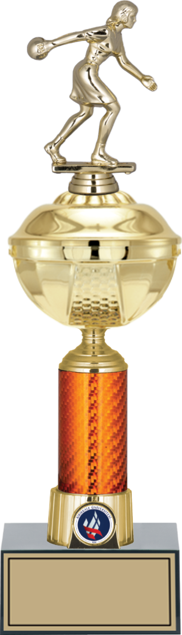 ODAK KUPA - Figürlü Kupalar - Bowling Kadın Figürlü Kupalar FG-055 C - 40 cm - Image 1